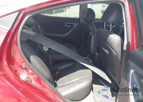 2016 Hyundai Elantra Limited z USA, uszkodzony, nr VIN 5NPDH4AE6GH654865